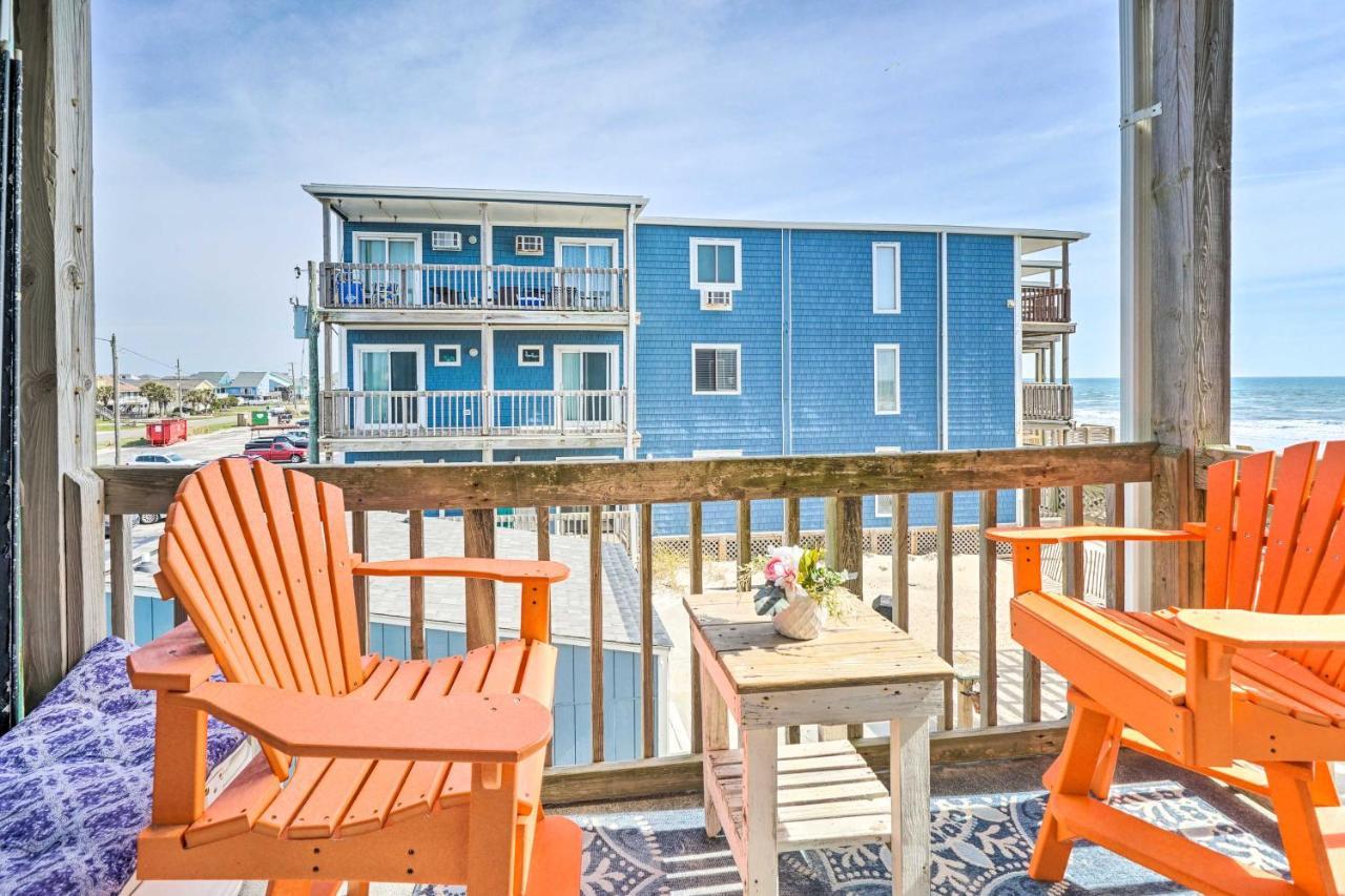 North Topsail Condo - Steps To Beach! North Topsail Beach Eksteriør billede